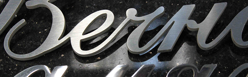 Буквы из нержавейки